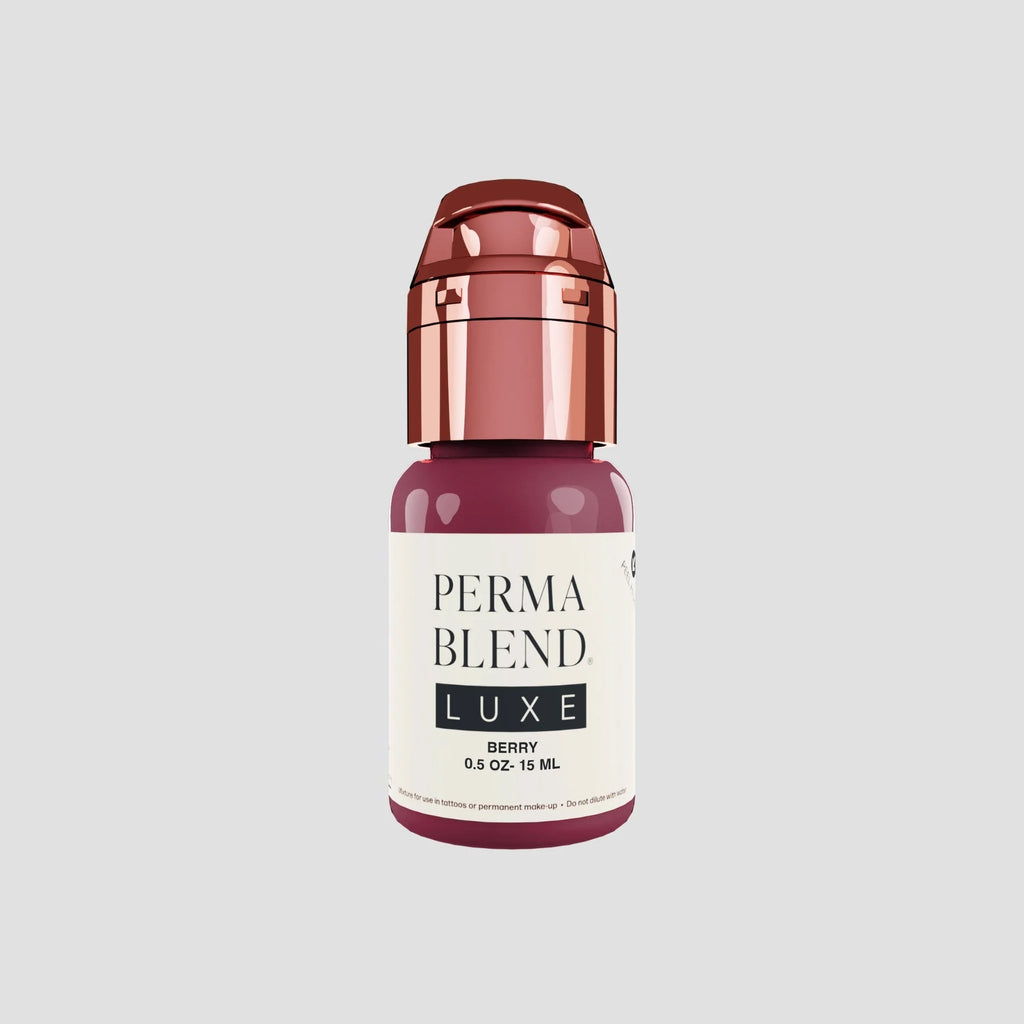 Lip Pigment - Perma Blend LUXE Lip Pigment Berry 15ml | Lip Blush Pigment, Lip Tattoo Ink, SPMU Lip Color, Semi Permanent Makeup Lip Shade