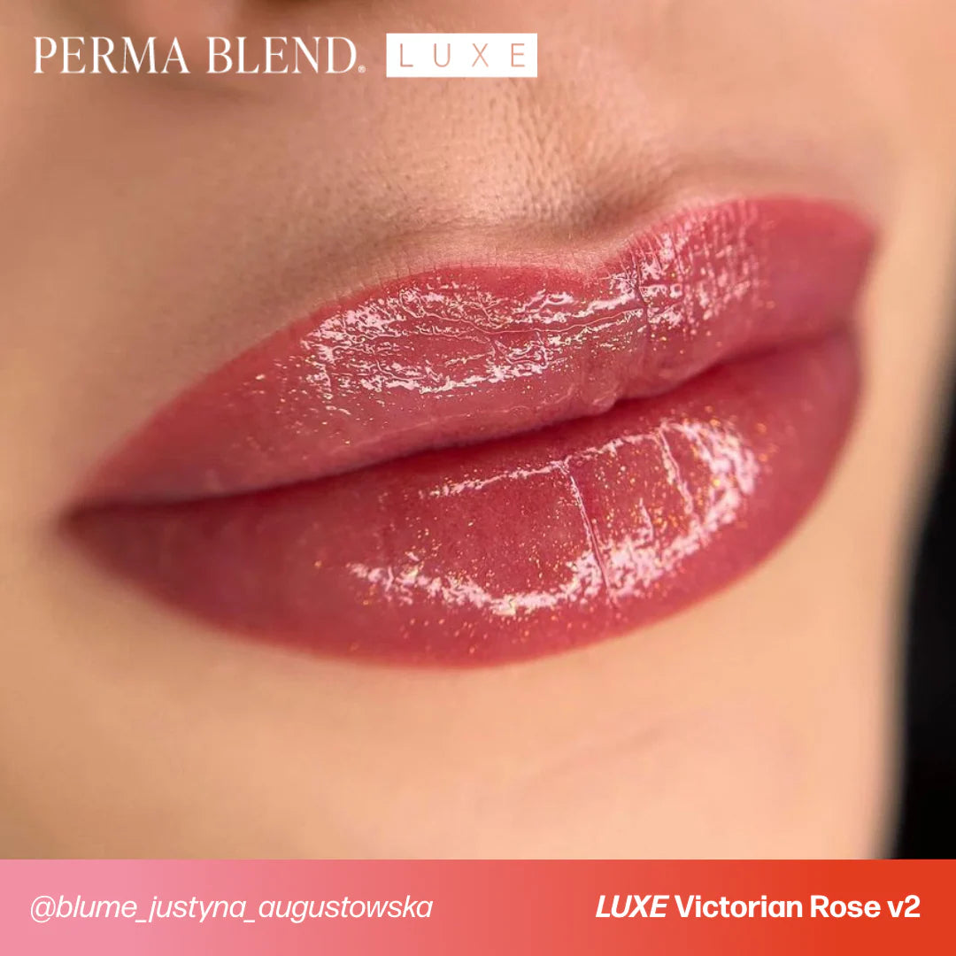 Lip Pigment – Perma Blend LUXE Lip Pigment Victorian Rose 15ml | Lip Blush Pigment, Lip Tattoo Ink, SPMU Lip Color, Semi Permanent Makeup Lip Shade