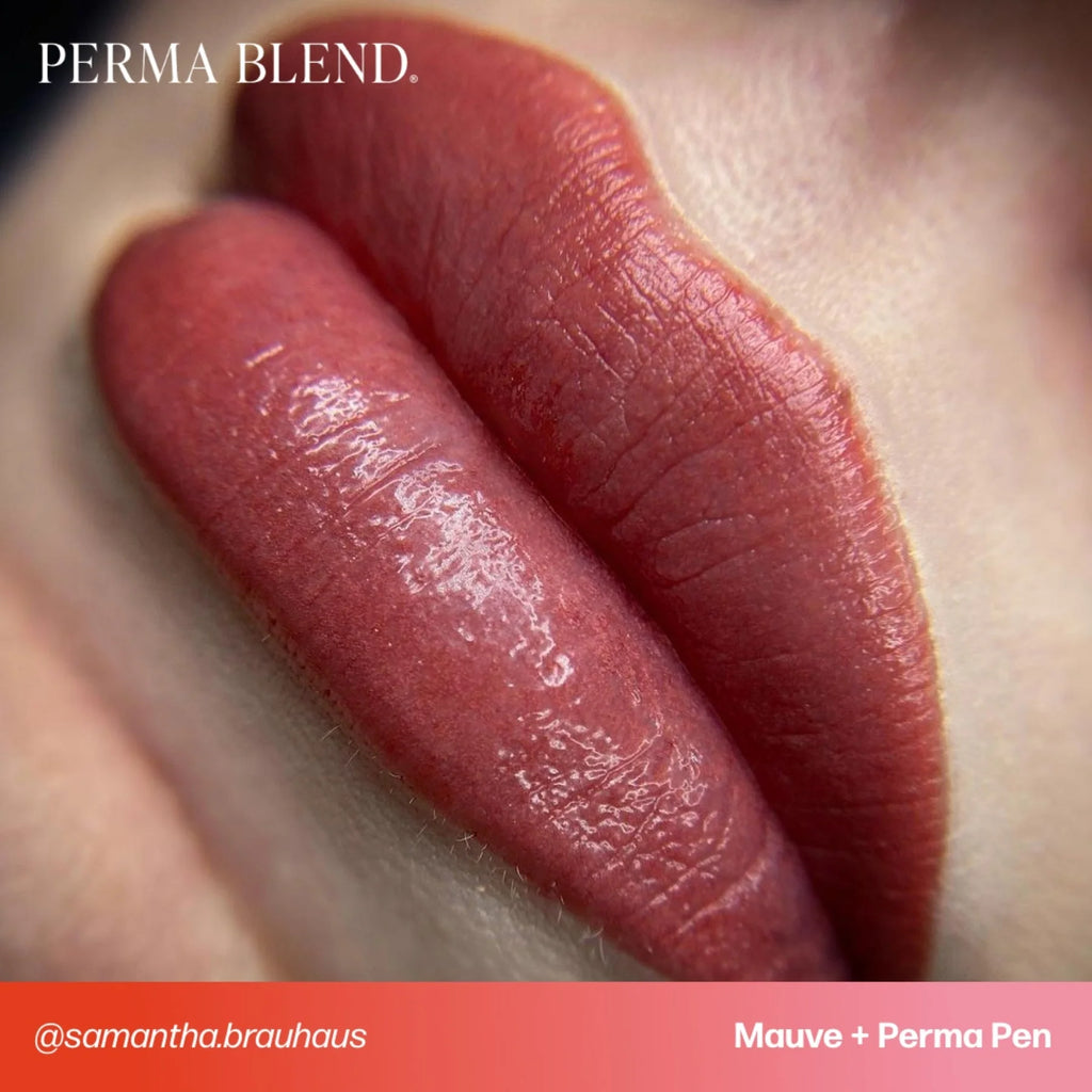 Lip Pigments – Perma Blend Lip Pigment Mauve 15ml | Perma Blend Professional PMU Lip Blush Pigment for Lip Neutralization, Lip Correction, Lip Tattoo & Semi Permanent Makeup Ink