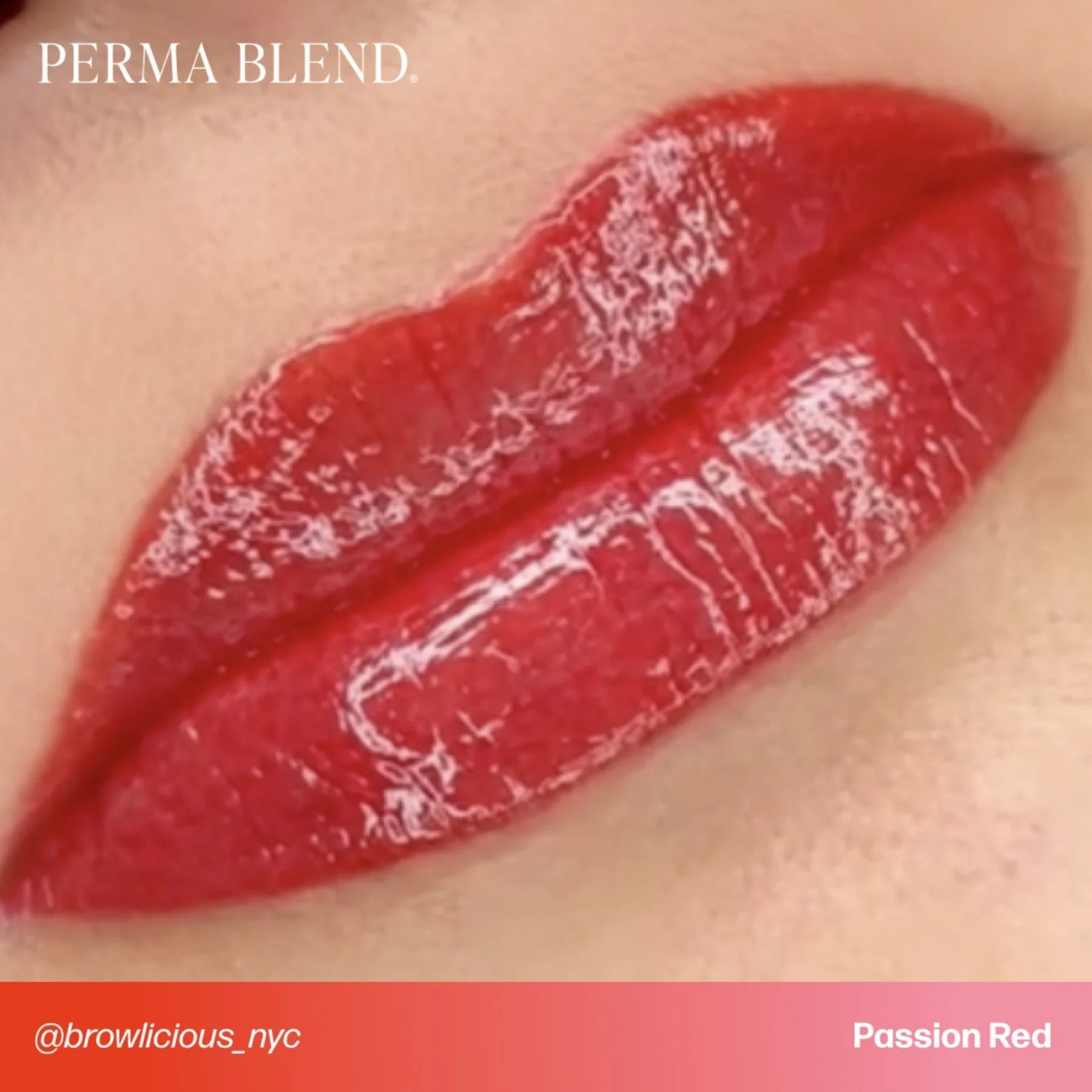 Lip Pigment – Perma Blend Passion Red 15ml | Professional PMU Lip Blush Pigment for Lip Tattoo, Lip Neutralization, Lip Correction, Semi Permanent Makeup Ink & Cosmetic Tattoo