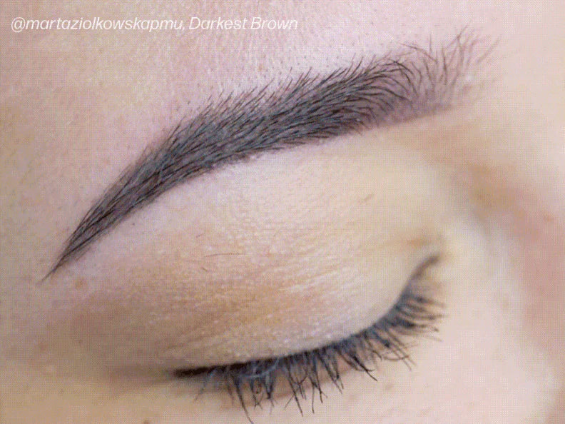 Eyebrow Pigment – Perma Blend Darkest Brown 15ml | Permanent Makeup SPMU Eyebrow Ink for Microblading, Ombré Brows & Powder Brows | Professional Brown Brow Pigment