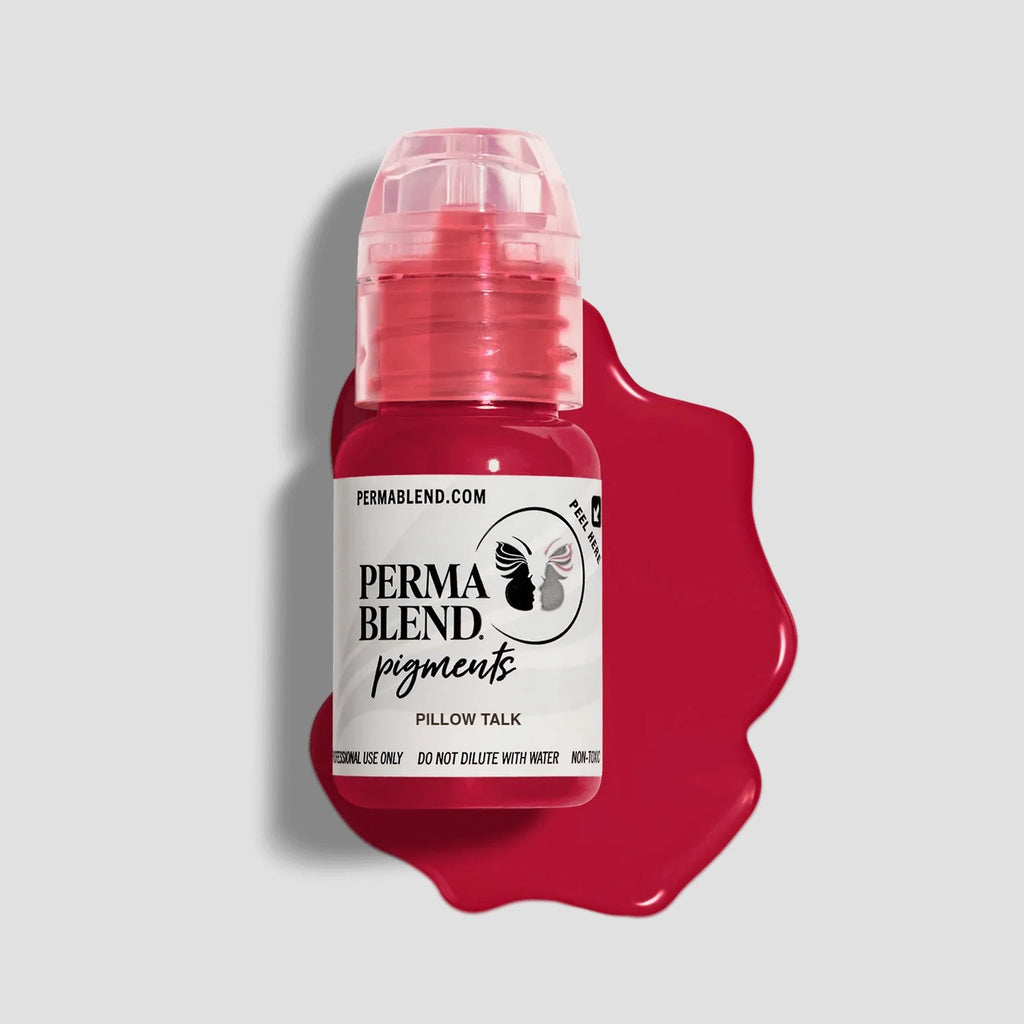 Lip Pigments – Perma Blend Lip Pigment Pillow Talk 15ml | Perma Blend Professional PMU Lip Blush Pigment for Lip Neutralization, Lip Correction, Lip Tattoo & Semi Permanent Makeup Ink