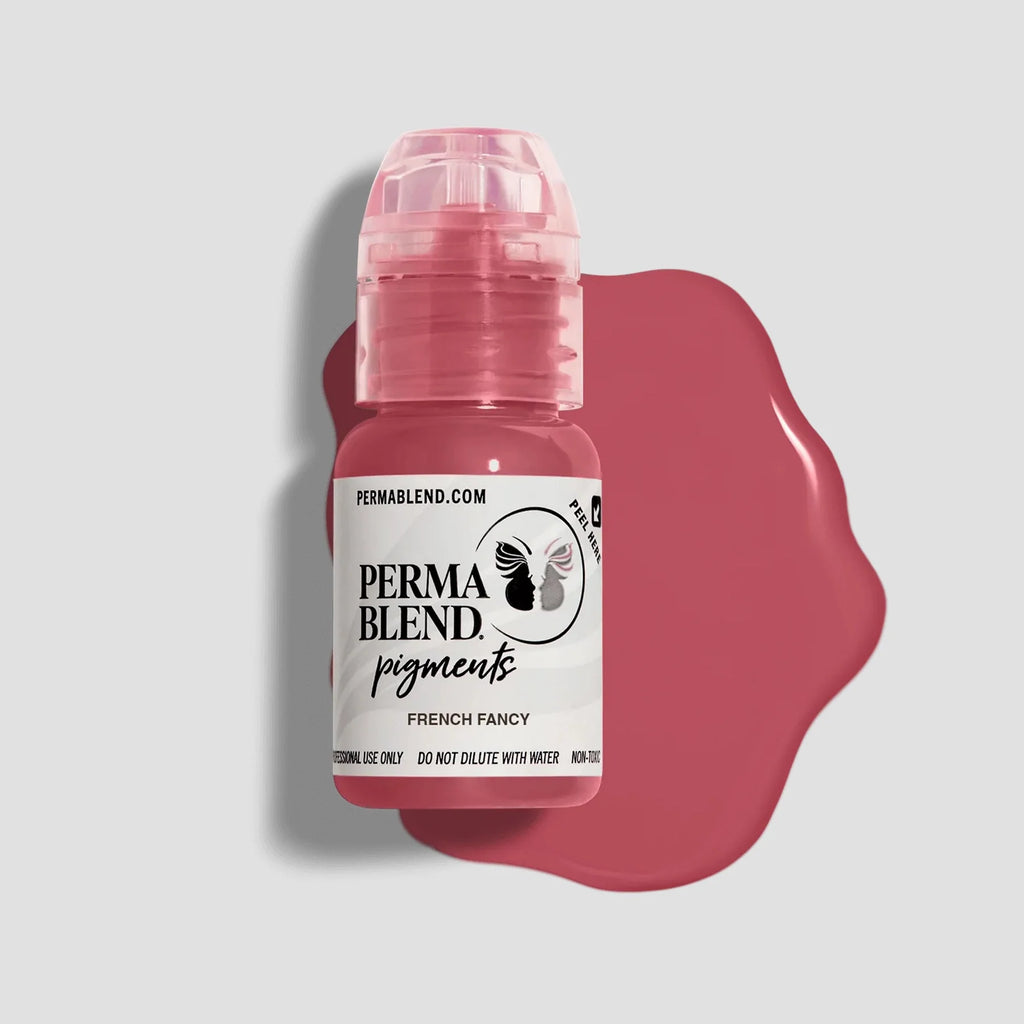 Lip Pigments – Perma Blend Lip Pigment French Fancy 15ml | Perma Blend Professional PMU Lip Blush Pigment for Lip Neutralization, Lip Correction, Lip Tattoo & Semi Permanent Makeup Ink