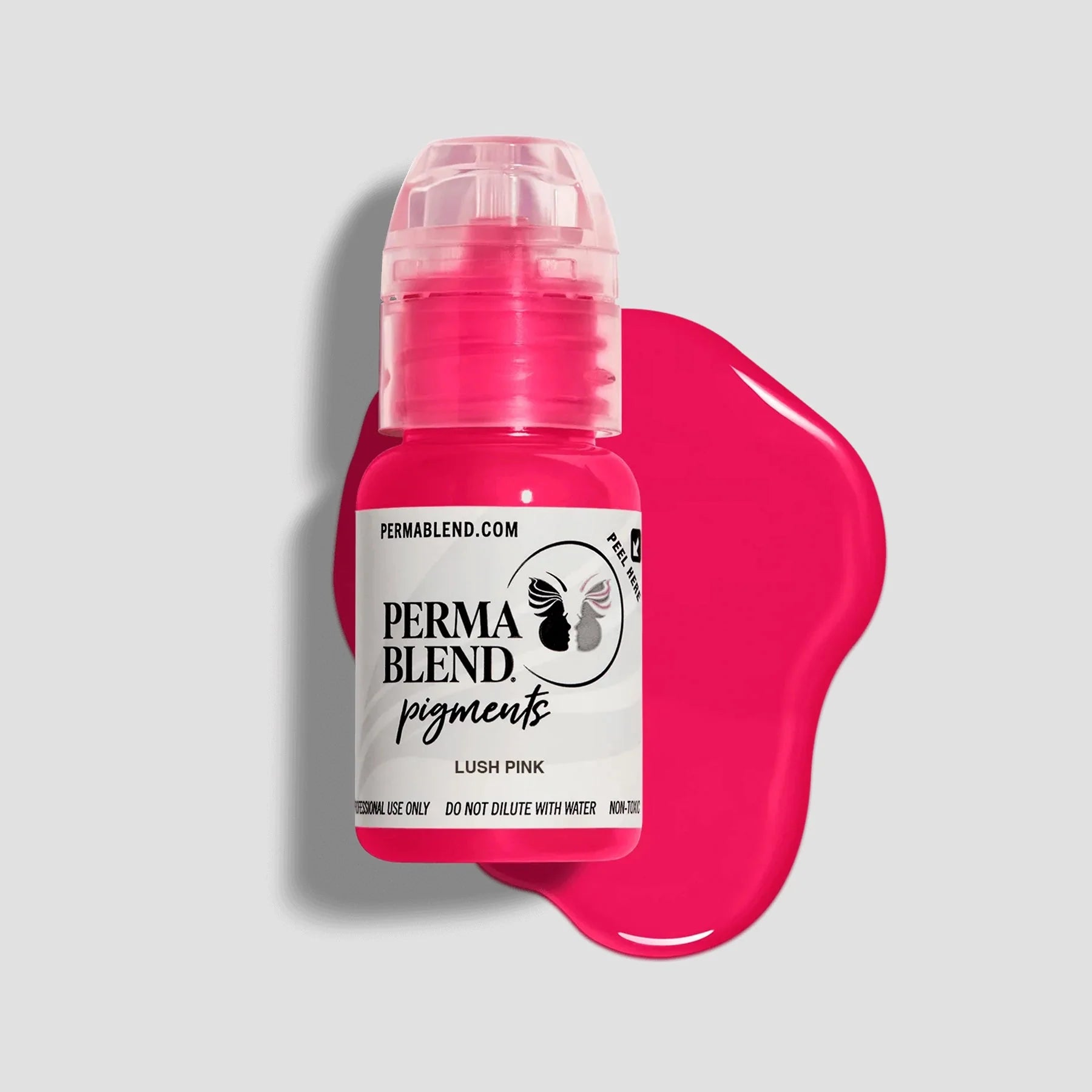 Lip Pigments – Perma Blend Lip Pigment Lush Pink 15ml | Perma Blend Professional PMU Lip Blush Pigment for Lip Neutralization, Lip Correction, Lip Tattoo & Semi Permanent Makeup Ink