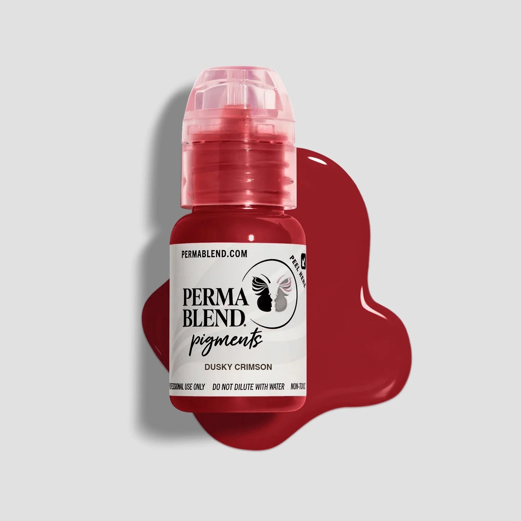 Lip Pigments – Perma Blend Lip Pigment Dusky Crimson 15ml | Perma Blend Professional PMU Lip Blush Pigment for Lip Neutralization, Lip Correction, Lip Tattoo & Semi Permanent Makeup Ink