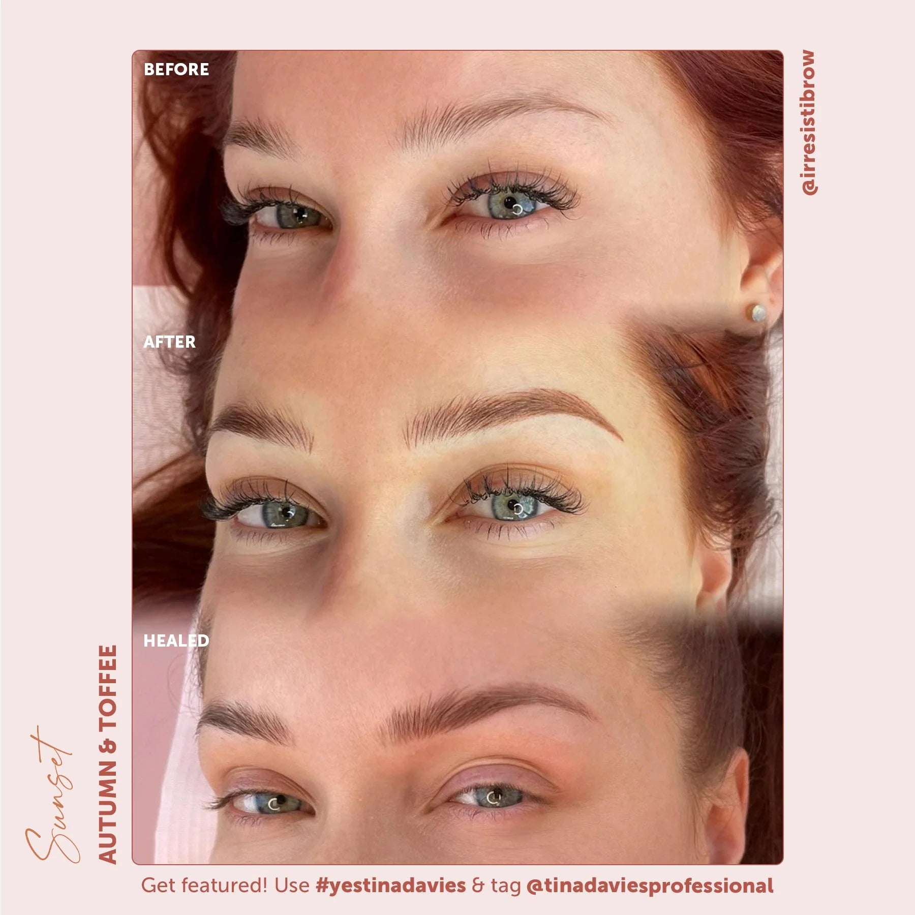 Eyebrow Pigment – Autumn 15ml Sunset Brow Pigments - Perma Blend | Permanent Makeup SPMU Eyebrow Ink for Microblading, Ombré Brows & Powder Brows | Professional Pigment